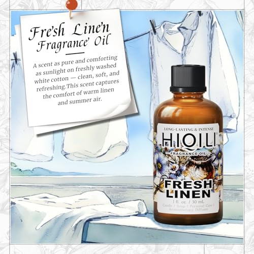 HIQILI Aceite Esencial Hierba Limón 100ML y Aceite Aroma Fresh Linen 30ML miniatura 4