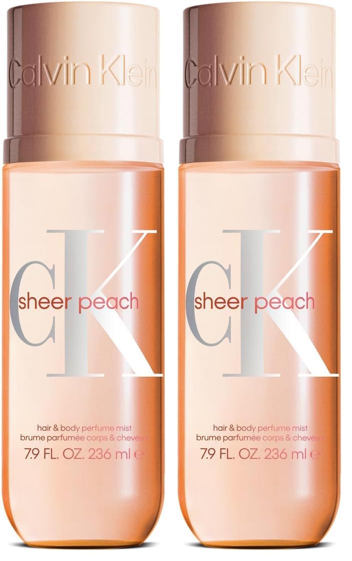 Calvin Klein Sheer Peach Unisex Hair & Body Perfume Mist 236ml (Pack of 2)-image-42
