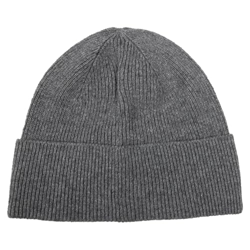 Bonnet Elios Boss gris clair argenté en maille douce pour hiver
