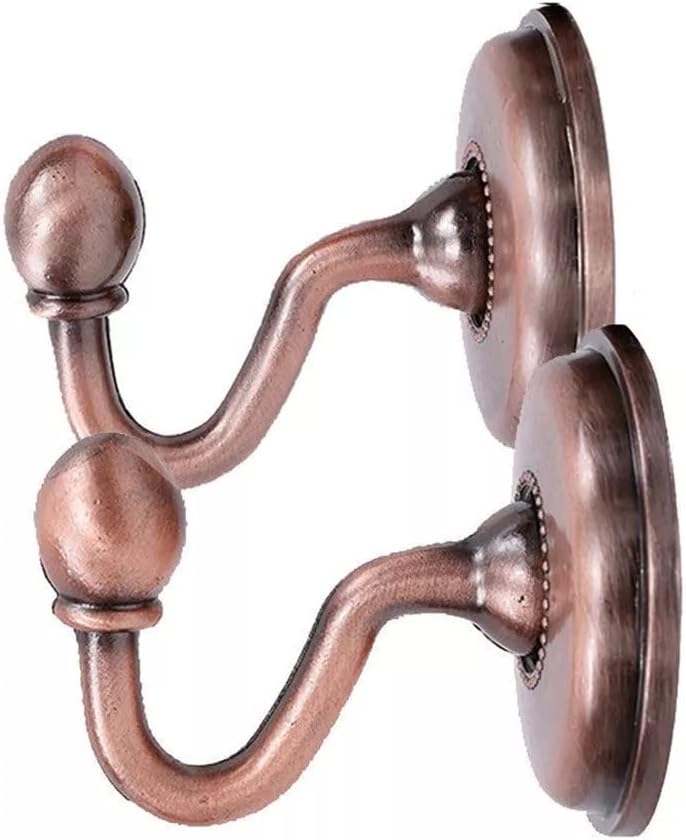 2pcs Curtain Holdback Wall Tie Back Hooks Hanger Holder Window Multi-Purpose Hanging Hook(D)