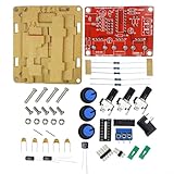 TONIXY XR2206 Generador de señal Kit de bricolaje, módulo de función de onda sinusoidal/triangular/cuadrada de 1 Hz-1 MHz, amplitud ajustable, proyecto de pasatiempos electrónicos para estudiantes