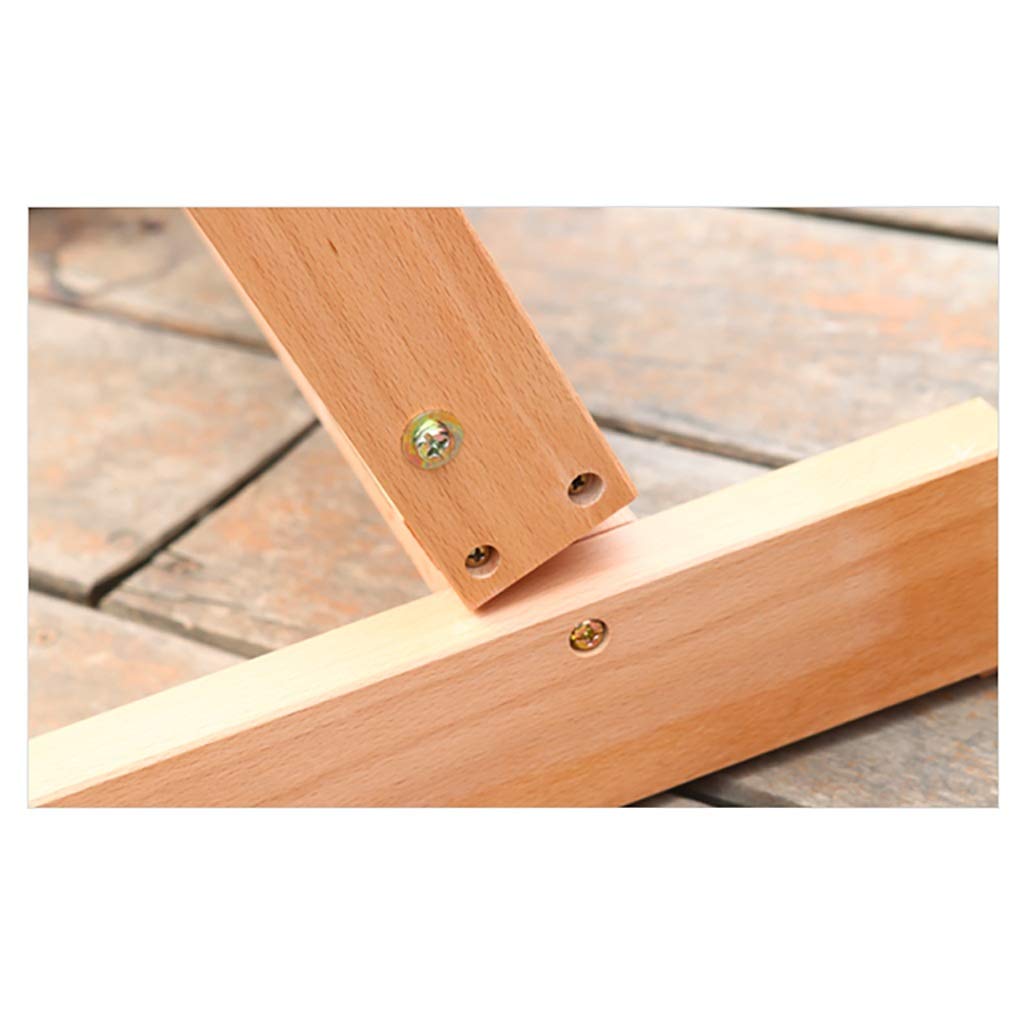 NZPOST Cavalletto in Legno Robusto e Solido, Altezza Regolabile, espositore da cavalletto, 55 * 61 cm
