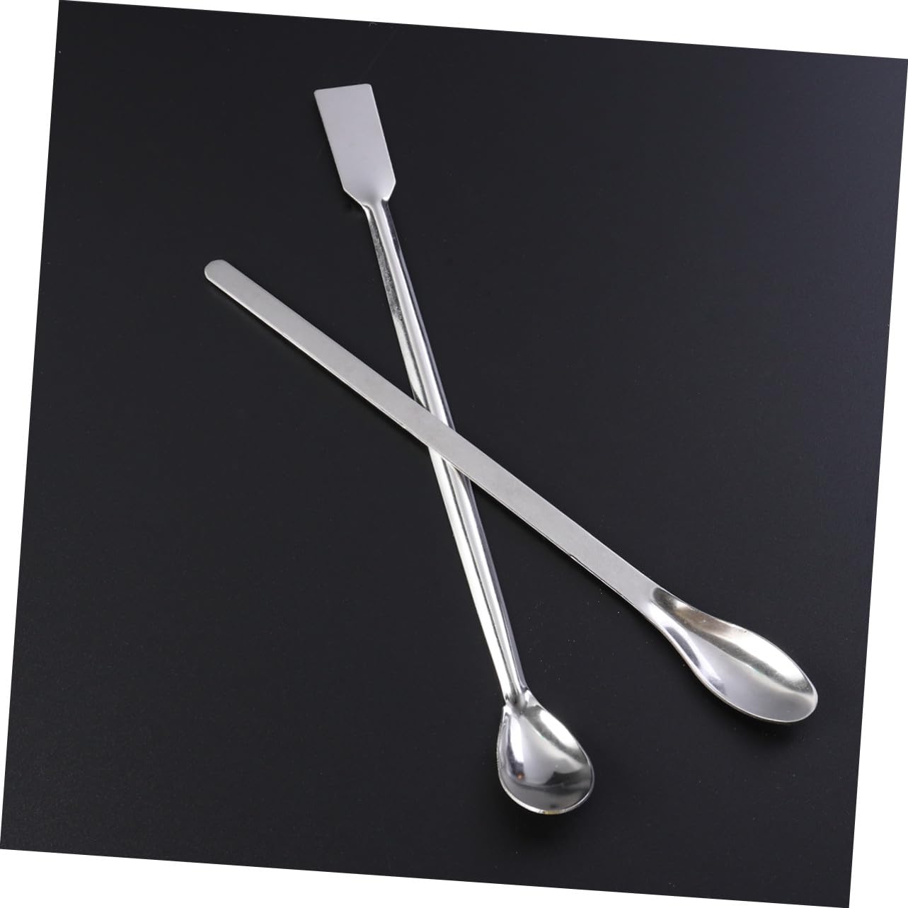 à médecine épaissie pour liquide cuillères à mélanger en acier cuillères à café de prélèvement en acier inoxydable équipement de laboratoire