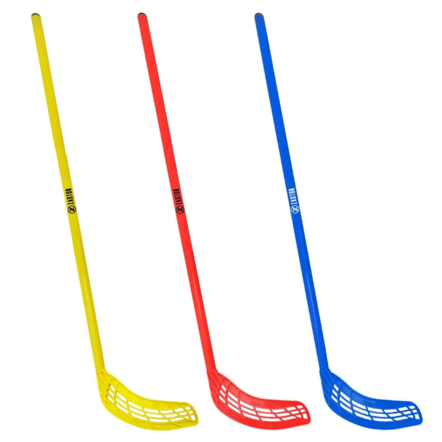 Stick Hockey/Floorball 95 cm Zastor Mango Redondo Azul (Amarillo)