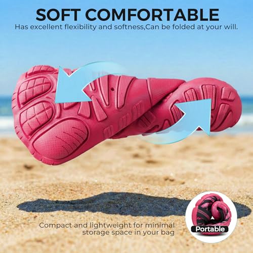 Image of SEEKWAY Barefoot Water Shoes for Kids - Wide Toe Box and Quick-Dry Sand Shoes Toddler for Hiking Swim Beach Pool Kayak Sport Accessories, Camping Essentials Must-Haves for Boys Girls Sizes