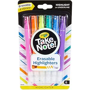 Crayola Take Note Erasable Highligh...