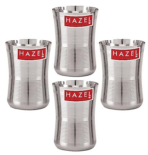 Set 4 vasos jumbo acero inoxidable 650 ml