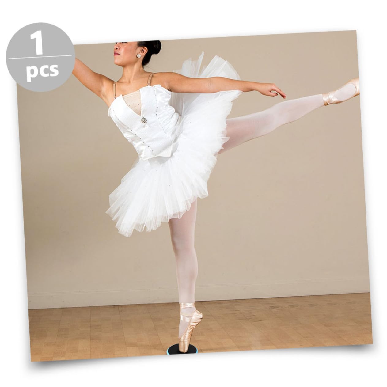 UKCOCO Planche de Rotation pour Ballet et Danse Disque Entraînement Tournant Portable Surface Lisse Antidérapante Aide à Équilibre pour Danseuses Gymnastes et Patineuses