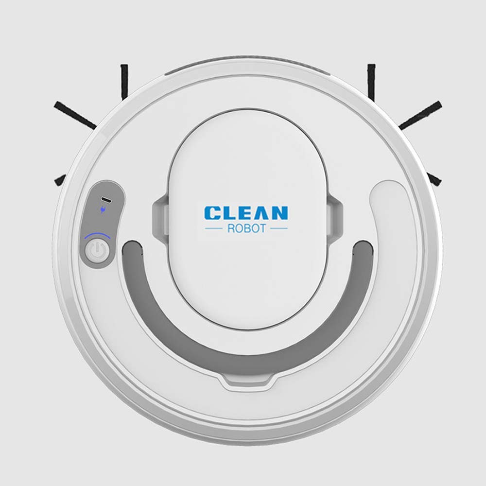 JUNCHEN Robot Vacuum Quiet Sweep mop dust Ideal for Pet Hair, Low-Pile Carpets & Most Floor Types 90 mins 45db 1200mAh