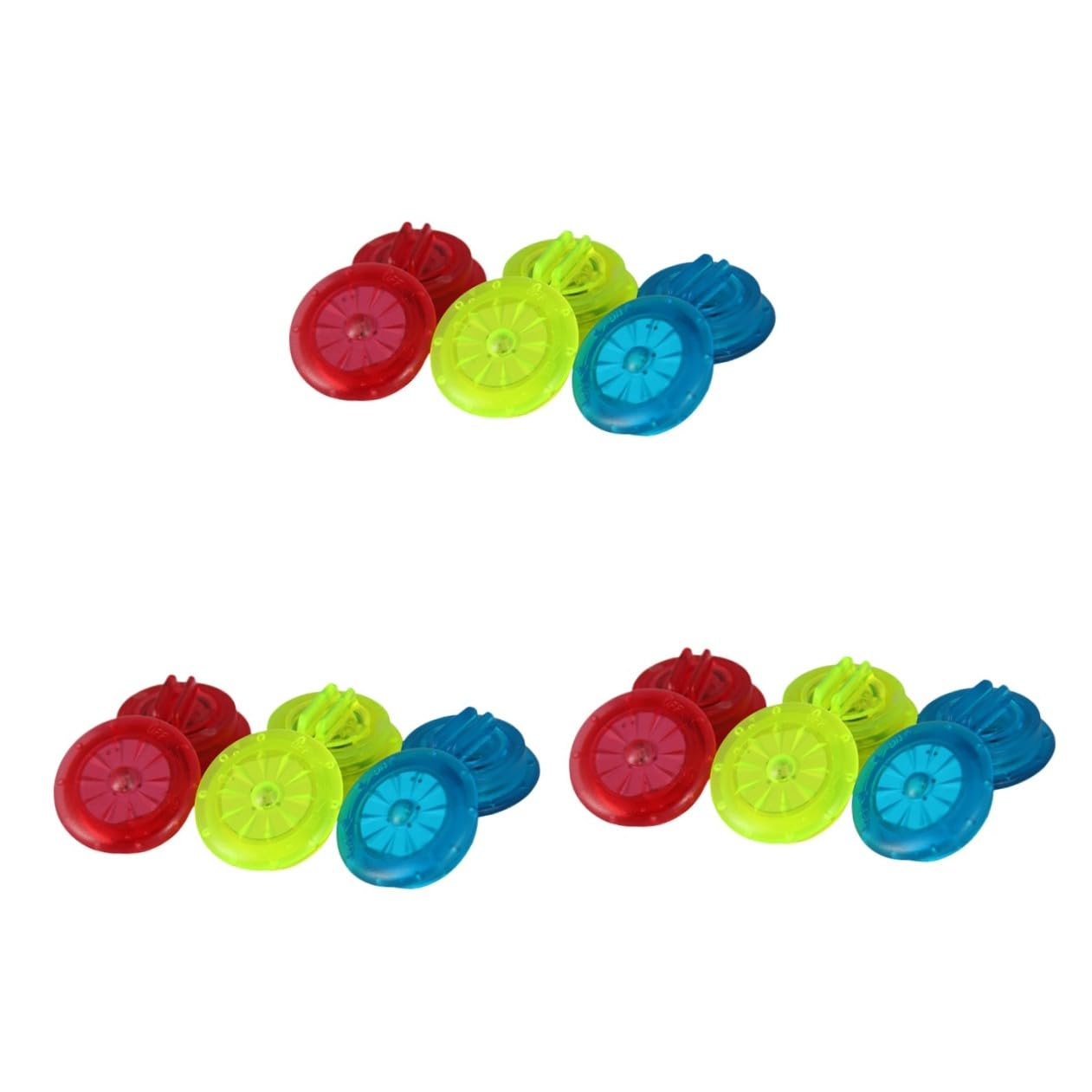 BESPORTBLE Lot De 3 Mini-Feux De Vélo À LED avec Fil Lumineux Voyants De Cyclisme Mode Flash Ip67 pour La Sécurité De La Conduite De Nuit 6 Pièces X 3