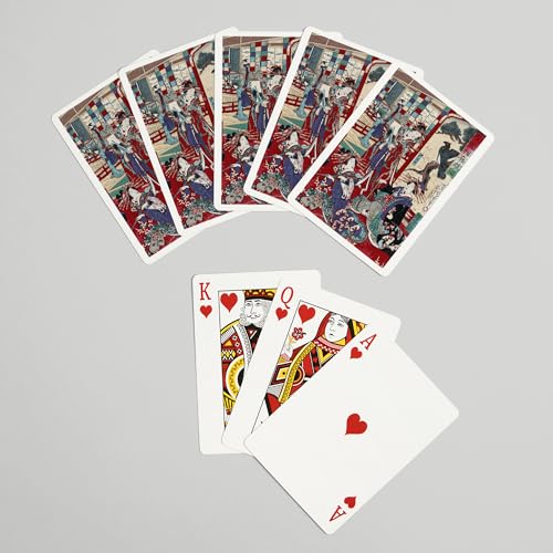 Baraja de cartas Poker Lantern Press 52 piezas miniatura 7