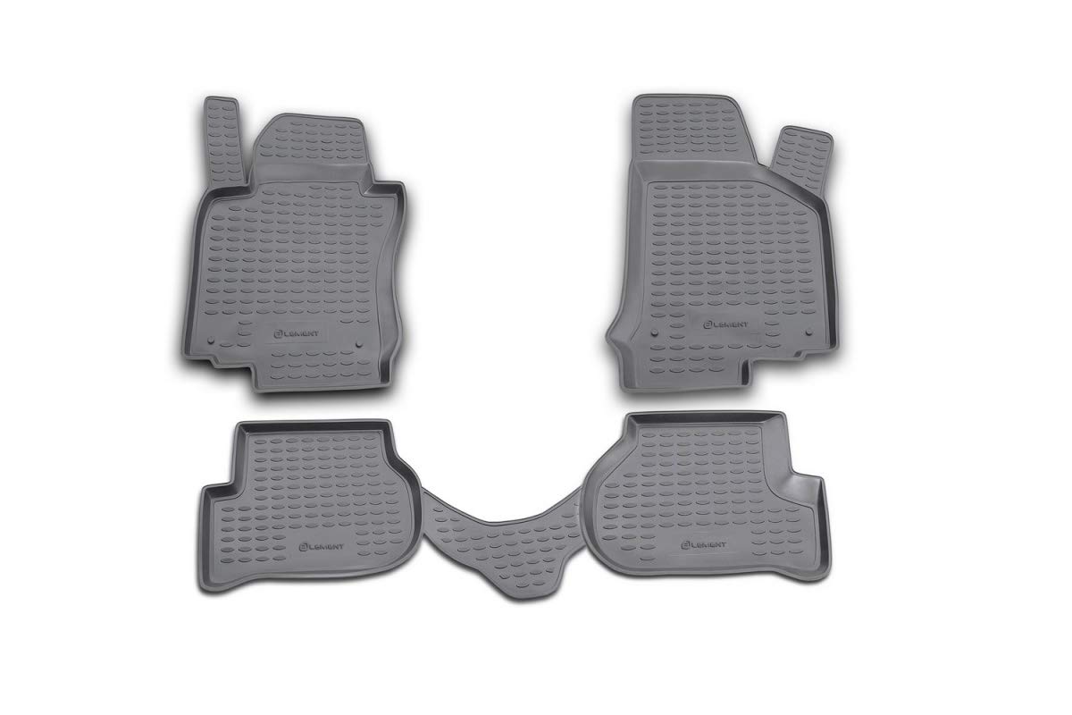 ELEMENT Alfombrillas 3D para ŠKODA Karoq 2017- | Familiar | Europa | Sin Caja Asiento | 4 Piezas — view 16