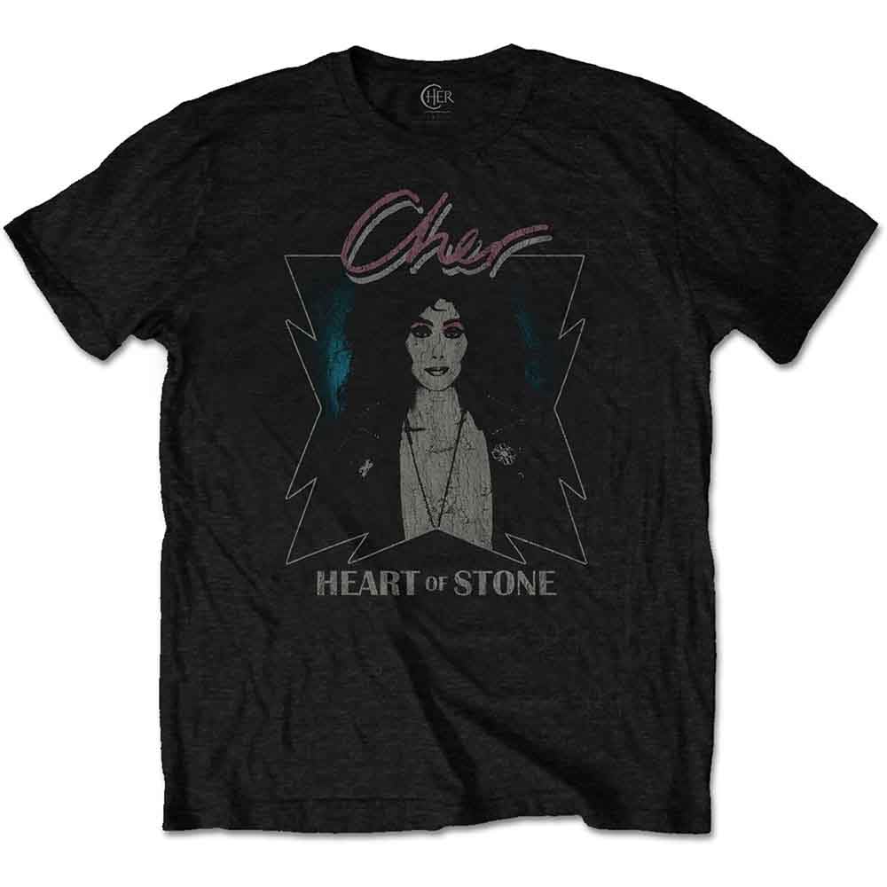 Rock Off Officially Licensed Products Unisex Black Cher Cherts02mb05 T-Shirt, XX-Large