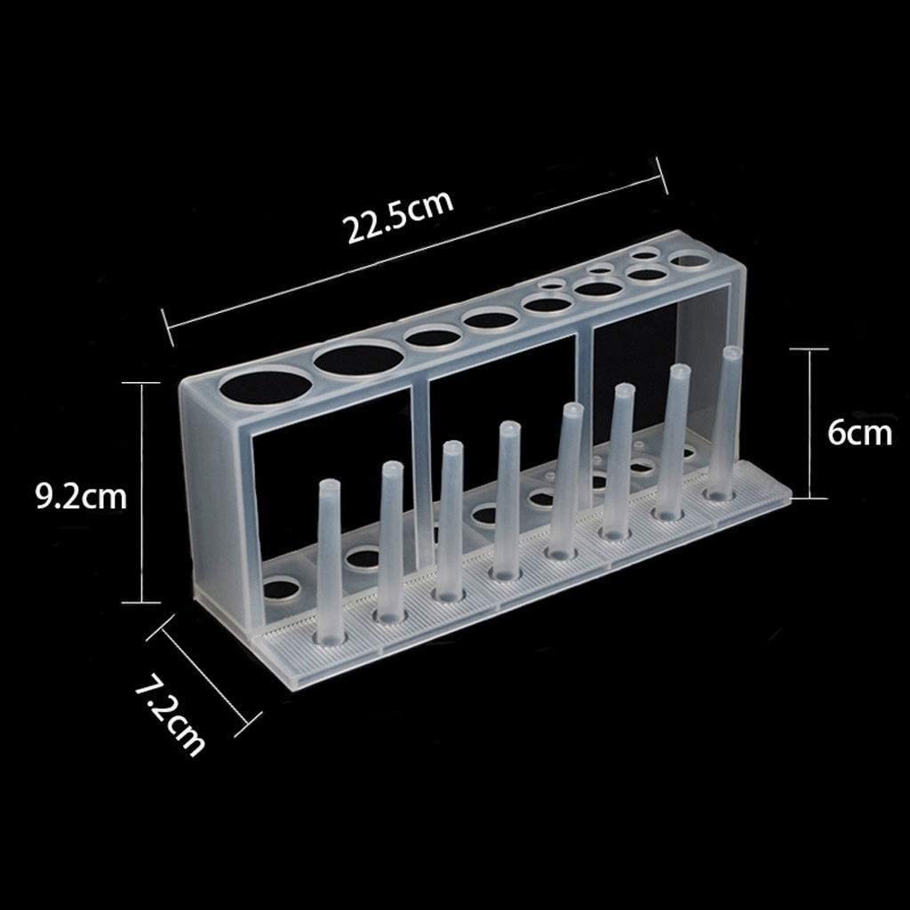 Amazon.co.jp: 実験装置ゴム栓付きガラス試験管14本の完全なセット試験