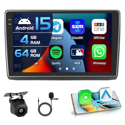 Autoradio Android 15 Inefala pour Renault Trafic 2, 4+64G écran 10'' avec Carplay sans fil