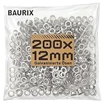BAURIX – BAURIX® 200 Ösen Ø12 mm für TALOS – nur Ösen, Planen & Marki