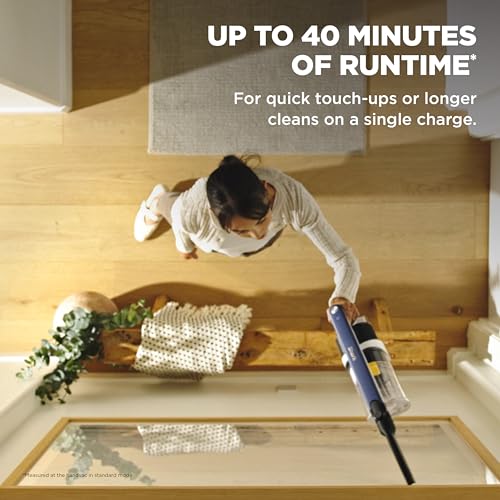 Image of Shark Cordless Pet, Cordless Lightweight Stick Vacuum Cleaner, Self Cleaning Brushroll, 40 Min Runtime, Removable Handheld, XL Dust Cup, Moonlight Blue, IY143H (2026 Release)