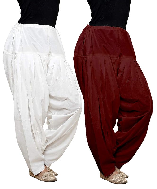 Women's Pure Cotton Patiyala Salwar - Pack of 2-picture-41