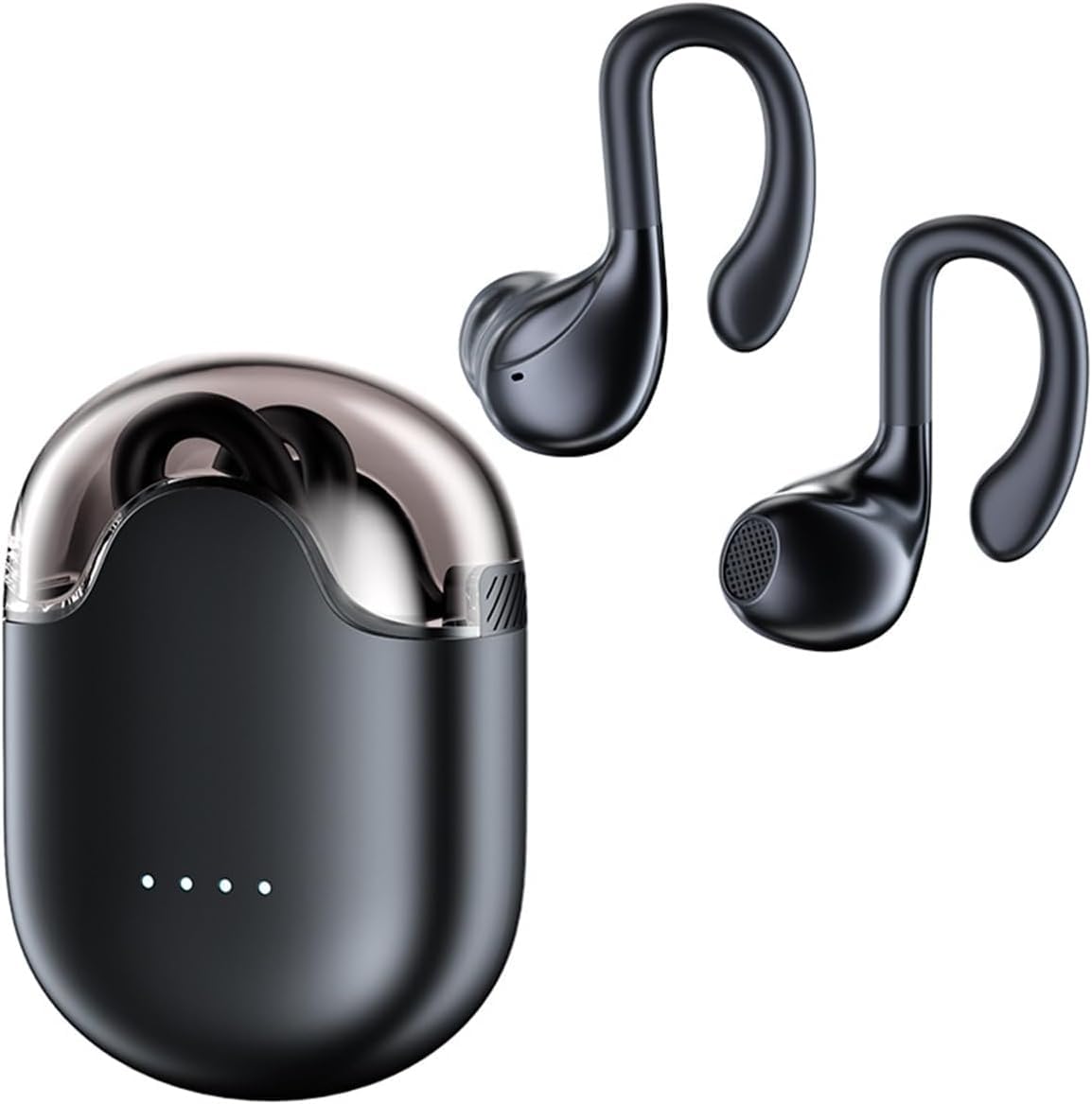 Bluetooth Headphones Wireless Earbuds 60Hrs Playback Ear Buds Power Display with ENC Noise Canceling Mic Over-Ear Stereo Bass