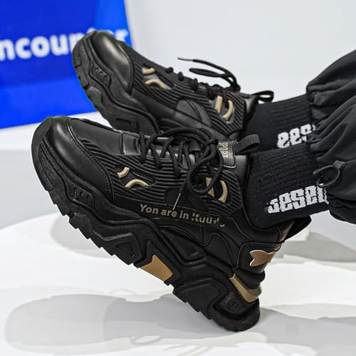 Men's Casual Athletic Shoes Tennis Running Walking Shoes Non Slip Chunky Fashion Sneakers for Men4