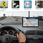 GPS Navigator for Car, Latest 2025 Map, Truck GPS 9 inch Touch Screen, Real Voice Spoken Turn-by-Turn Direction Reminding, Speed and Red Light Warning, Vehicle GPS Satellite Navigation System (Black) - Image 3