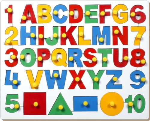 English Alphabets (ABC) & digits , shapes : Amazon.in: Toys & Games