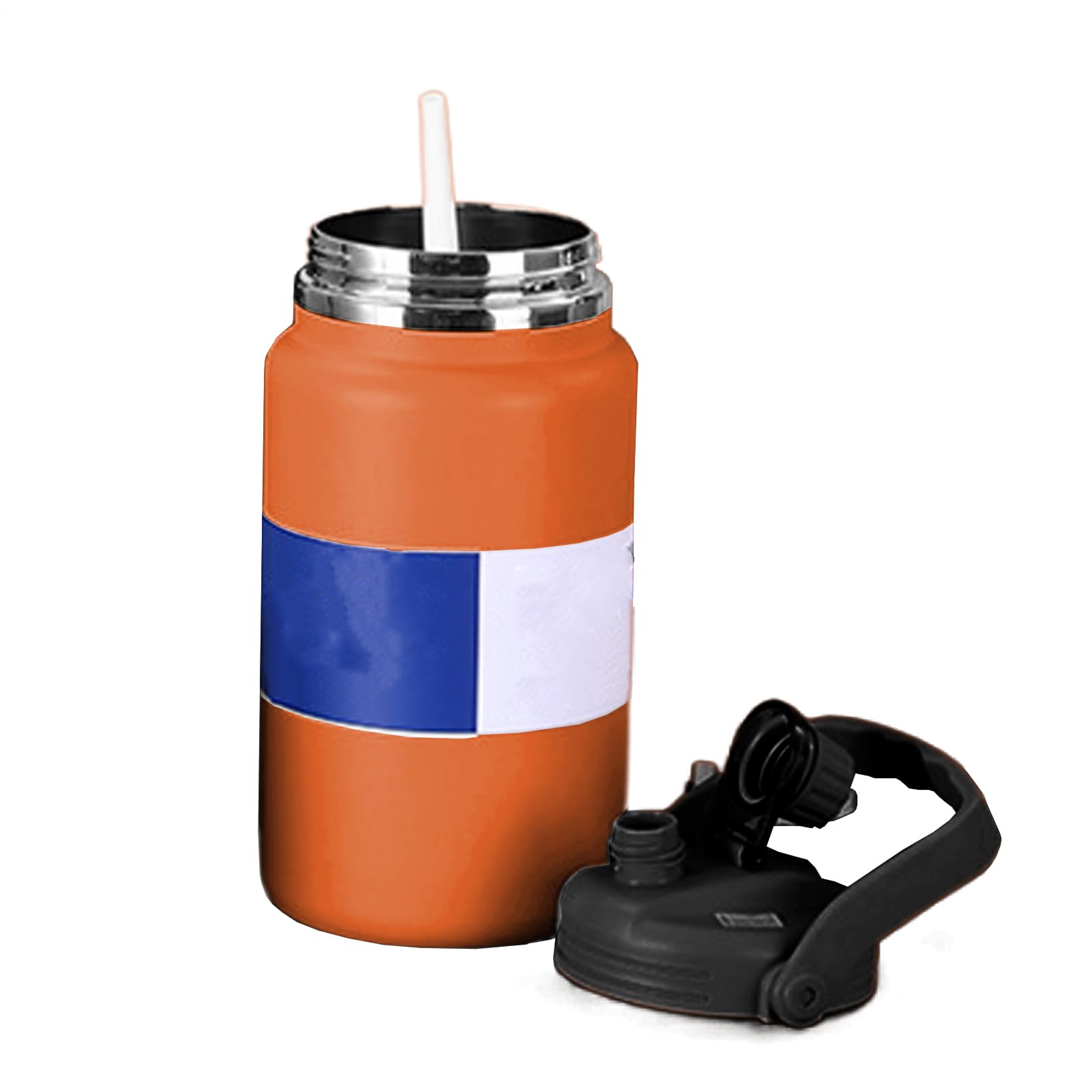 Wasserflasche 4 Liter Vakuum-Isolierbecher | Trinkflaschen Aus Edelstahl Geeignet für Fitness, Wandern, Schule, Reisen, Camping, Radfahren, Sport, Outdoor und
