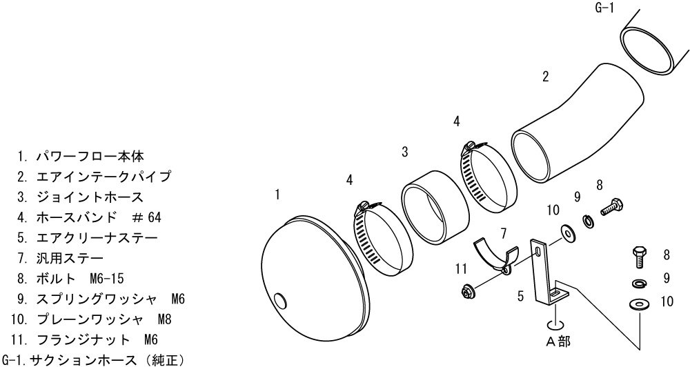 Amazon | HKS 吸気系パーツ スーパーパワーフロー(エアクリーナー