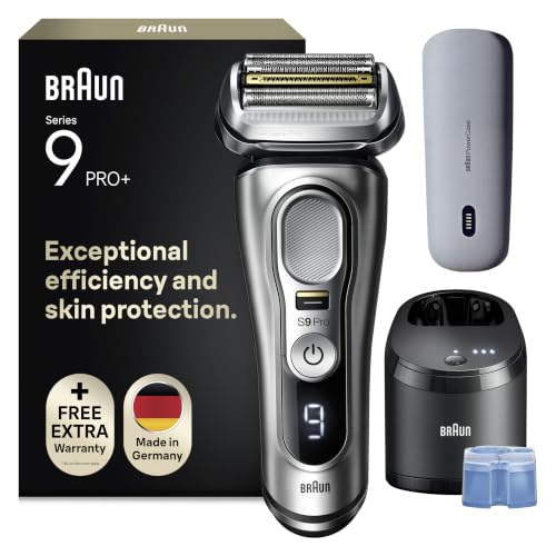 Braun Rasierer Herren Elektrisch Series 9, 9477cc, Silber – Ansicht 1