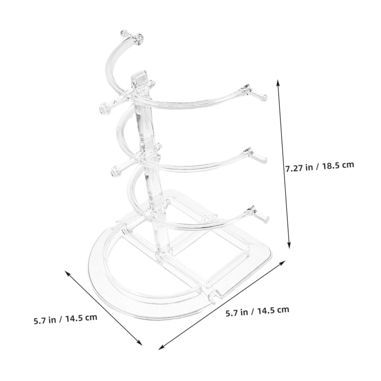 Amosfun 6 Stk Brillenständer brillen aufbewahren brillenablage Mehrschichtiger Brillenhalter Brillenbox Brillenhalterung Ausstellungsstand Sonnenbrillenhalter Brillen-Organizer-Ständer p.s