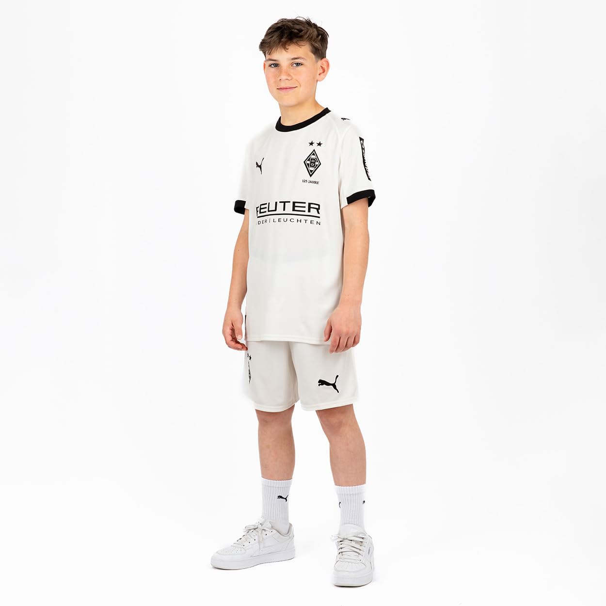 Puma Borussia Mönchengladbach Home Jersey Replica T-Shirt Unisex - Bambini e Ragazzi (Pacco da 1)