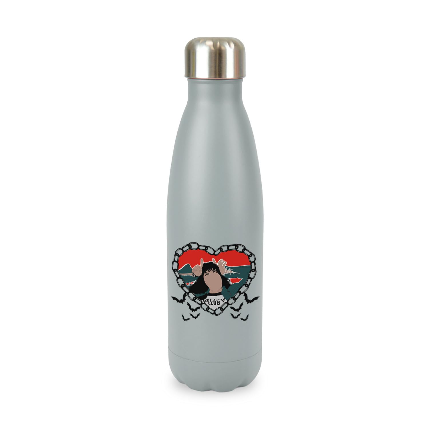 Taylor Brown Eddie Munson Freak Meme Novelty Iconic Silly screw top lid stainless steel water bottle drinks cup water bottle refill cute fun explore travel