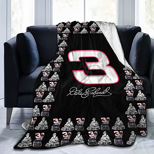 DUMIEOKULA Flannel Fleece Plush Blanket Throw - Super Soft Warm Lightweight Microfiber Blanket for Chair, Sofa, Couch, Camping, Travel, Black, 50''x40''