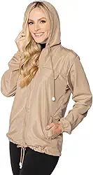 Jaqueta Corta Vento Feminina Impermeável Ultra Leve Capuz