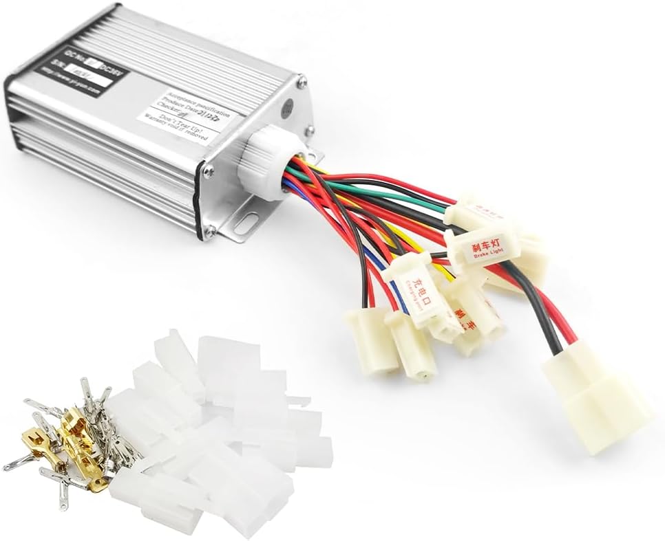 36V 48V 1000W Brush Motor Controller with Matched Connectors Plugs for Bicycle Brushed Motor