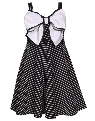 Bonnie Jean Girls Size 7-16 Bow Front Knit Casual Dress