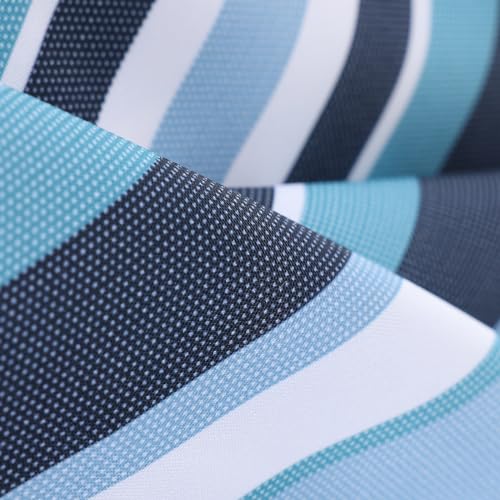 Image of MASTERCANOPY Patio Umbrella 9 ft Replacement Canopy for 8 Ribs-Navy and Blue Stripe Canopy Only