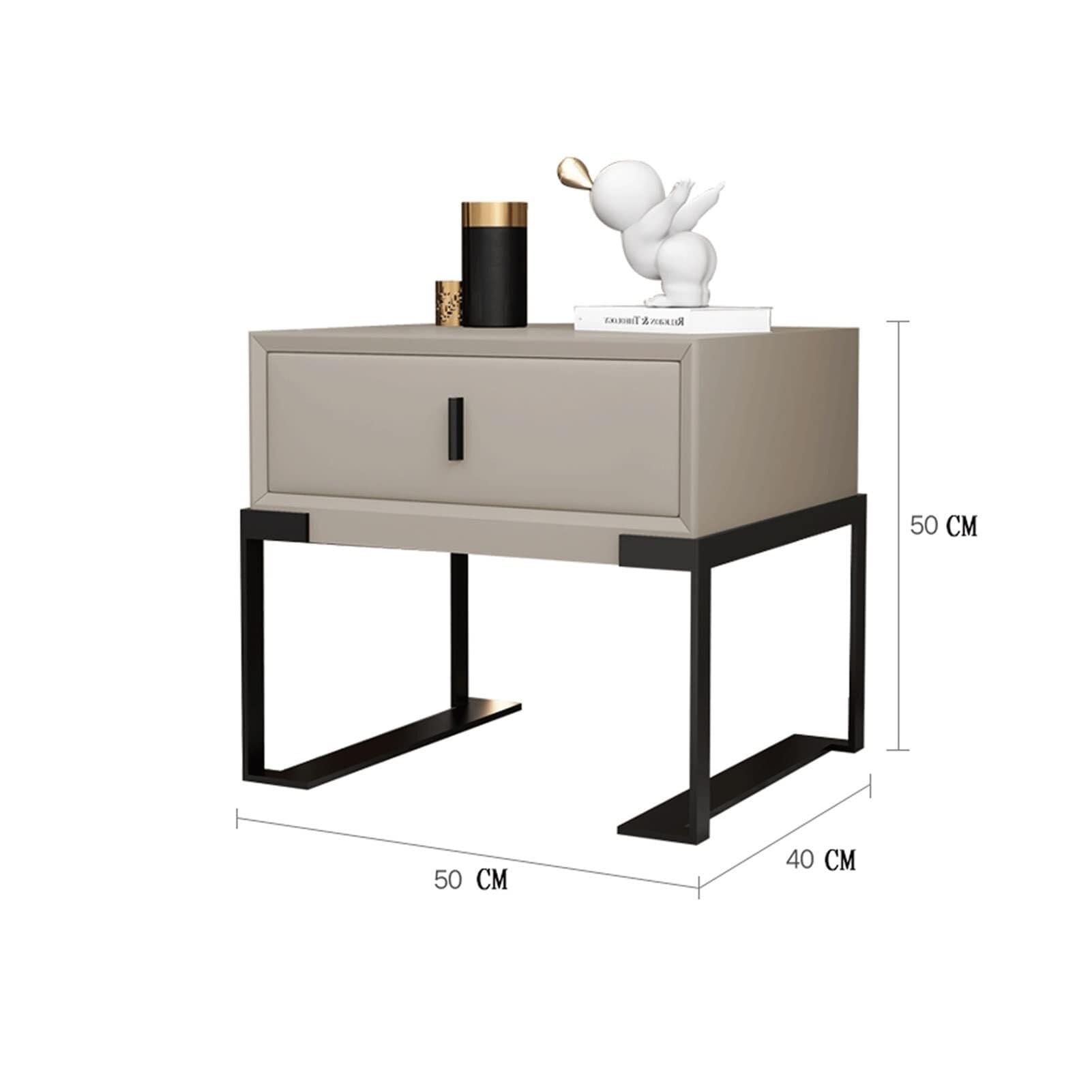 Tavolino Con Cassetto Comodino Comodino Cassettiera Contenitore Gambe Tavolo In Pino 60 Cm Nero 03 0003143