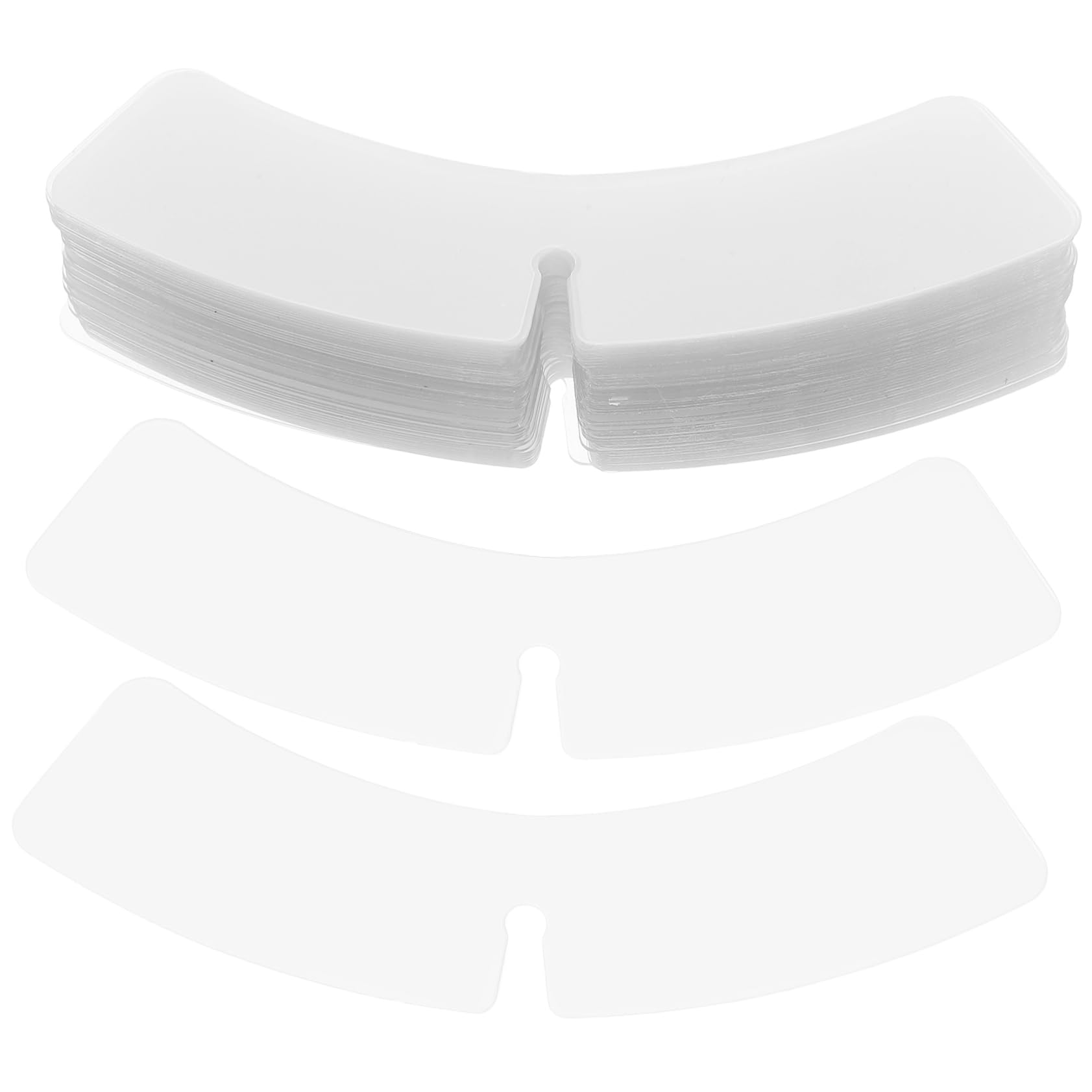 VALICLUD 100pcs Collar Piece Collar Stays Neck Supports Clothes Shirt Collar Suit Shape Collar Protectors for Shirts Shirt Stays Men Fixed Men Formal Shirt Plastic Transparent
