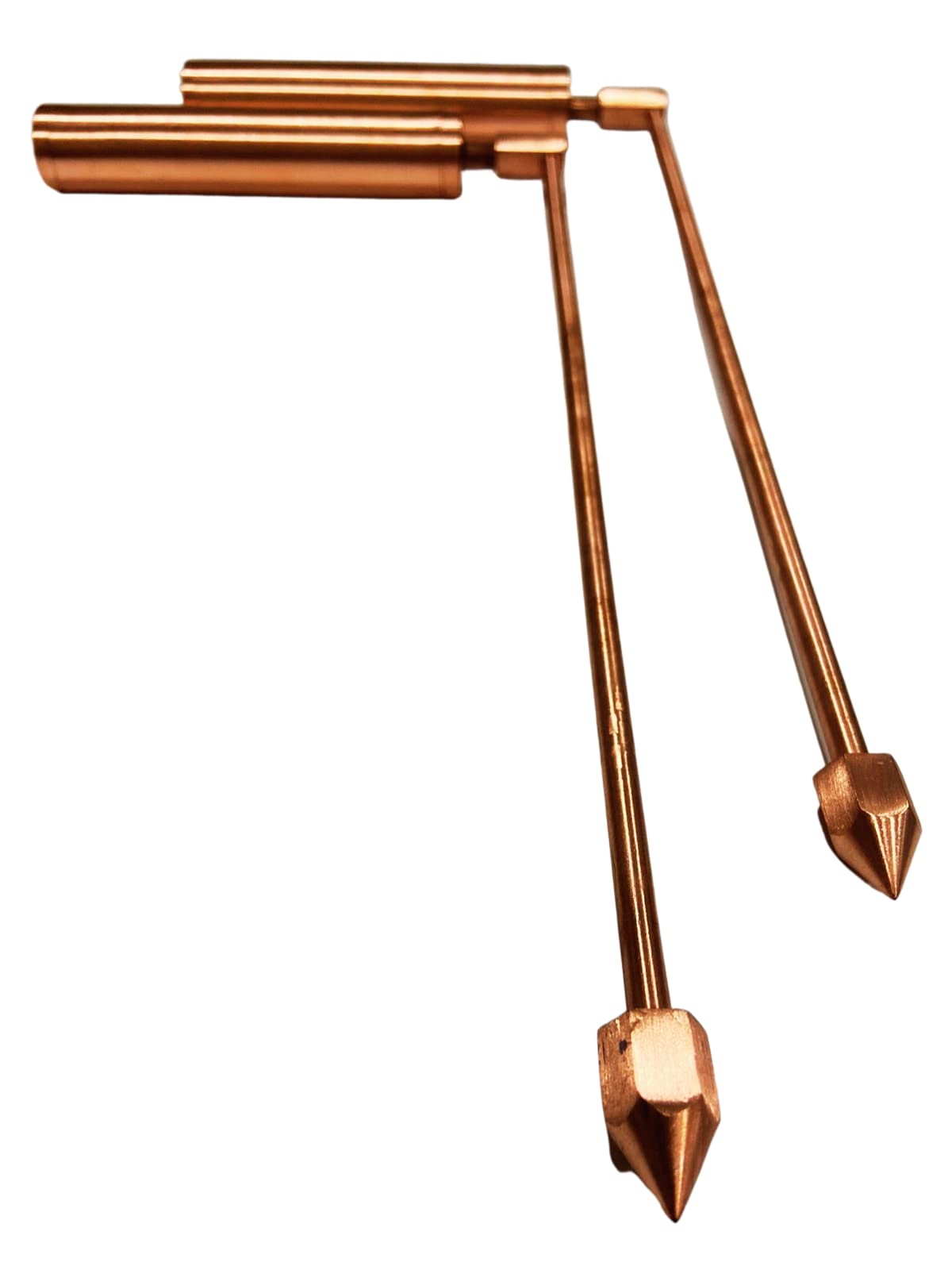 The Spiritual Living Copper Dowsing L Rods Pair for Aura Energy