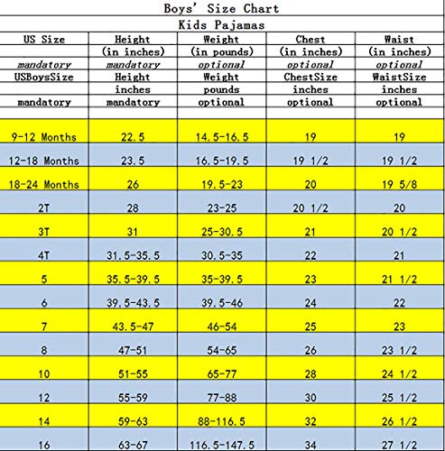 Image of KikizYe Pajamas for Boys Pjs Kids Long sleeve Pijamas