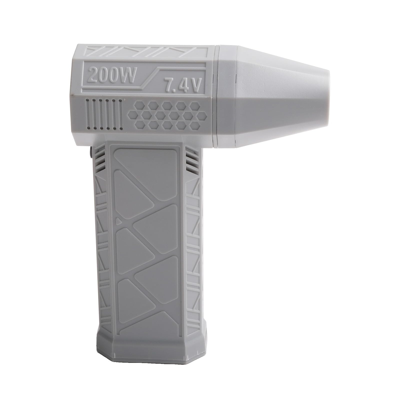 Ventilador turbo portátil con iluminación LED, motor sin escobillas de 130000 rpm, flujo de aire de 52 m/s, batería 21700 x 2, carga rápida, protección contra sobrecalentamiento, diseño