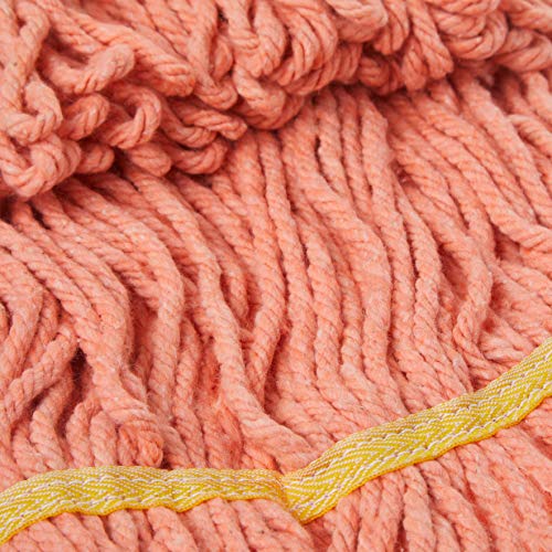 Image of Genuine Joe GJOSOR5B, Wide Band Synthetic Blend Orange Mophead, 1 Each