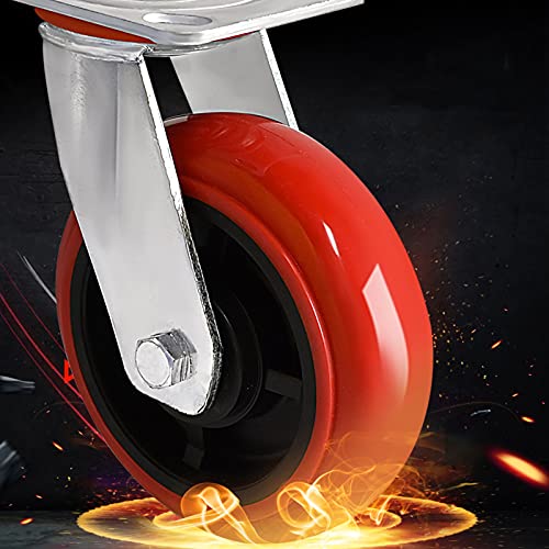 Carretilla plataforma acero y plástico, capacidad 1320 lb miniatura 5
