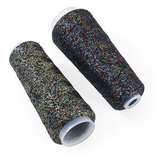 Hilo de Costura de Algodón Brillante 328 Yards 2 Rollos miniatura 7