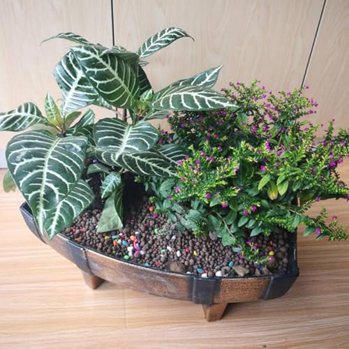 Pots de fleurs en bois PP avec drainage pour jardin - 3