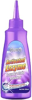Deep Cleaning Enzyme Cleaner Laundry Stain Remover Detergent 120ml for Clothes Blankets Down Jackets T-Shirts Enzyme Laundry Detergent Clothing Care Product Home Laundry Detergent Commercial