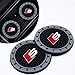 Produktbild 2 Stück Silizium Auto Getränkehalter Untersetzer für Audi S Line S1 S2 S3 S4 S5 S6 S7 S8 SQ2 SQ5 SQ7 SQ8, rutschfeste Getränkehalter Untersetzer Cup Matte für Auto Getränkehalter, 7cm