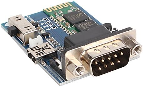 iiMash Mini USB RS232 Bluetooth Serial Adapter Communication Master-Slave 2 Modes 5v (Blue)