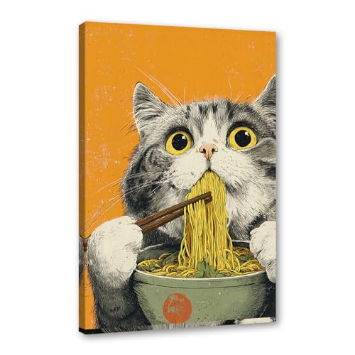 Deco cuisine chat japonais et tableau vintage grenouille pour habiller vos murs